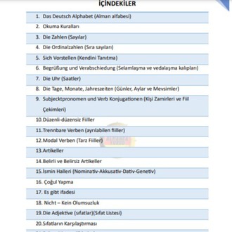 Her Şey Dahil Almanca
