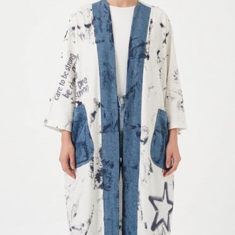 Oversize kimono kap