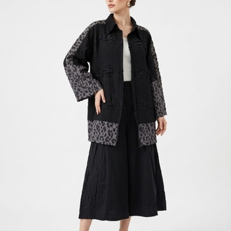 leopar desenli ceket