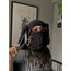 Siyah Peluş Bunny Balaclava