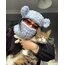 Buz Mavi Peluş Yogi Balaclava