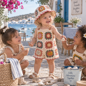 Örgü bebek Tulumu ve Şapkası