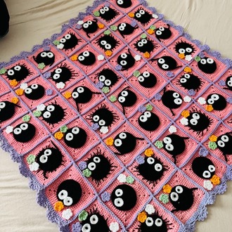 Susuwatari Örgü Bebek Battaniye
