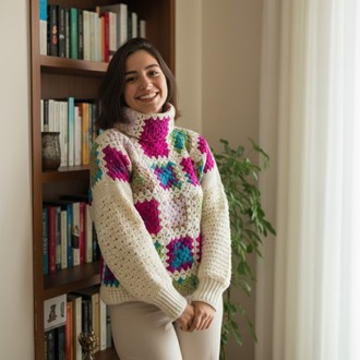 Örgü Boğazlı Kazak