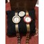 Kırmızı kadran Revello Vintage orijinal sıfır model kadın saati 