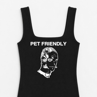 Pet Friendly - Kalın Askılı Tişört
