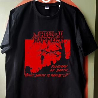 Hellhammer - Triumph of Death - Black Tshirt 4 colors Options #Hellhammer #blackmetal