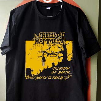 Hellhammer - Triumph of Death - Black Tshirt 4 colors Options #Hellhammer #blackmetal