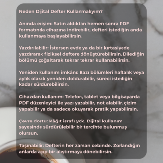 Olumsuz Düşüncelerle Başa Çıkma Defterim (Dijital)