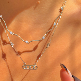 Pinterest model 2li mess kombin silver