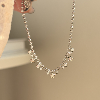 VİP yıldızlar charm bileklik silver