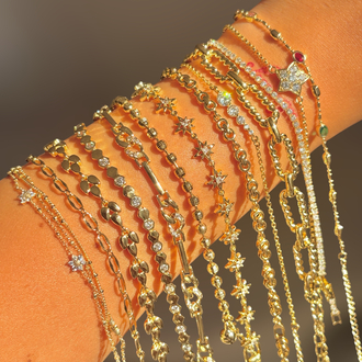 VİP kuyum model burgu zincir bileklik