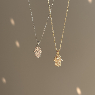 VİP mini hamsa kolye