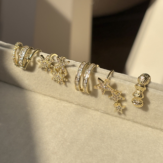 Vip Çift sıra suyolu earcuff
