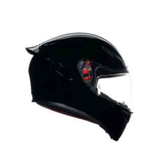 Agv K1 S Mono Black Kapalı Kask