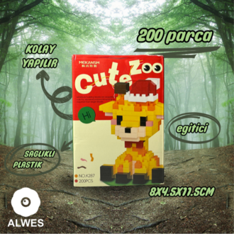 Zürafa Cute Zoo Lego Seti