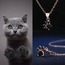 925 ayar gümüs black zirconia pati kesim kolye