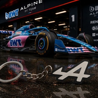 Alpine F1 Logo Anahtarlık