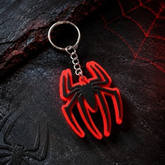 Spider-Man Maske Tasarımlı Özel Kesim Anahtarlık