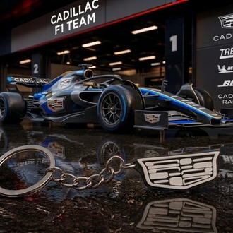 Cadillac Logo Anahtarlık