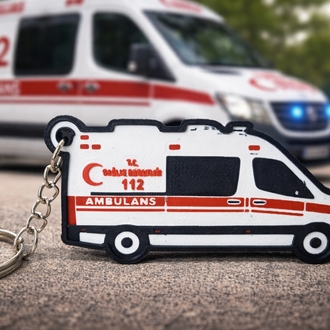 112 Ambulans Anahtarlık