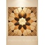 Wood intarsia pattern: Anatolian Flower 1