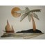 Wood Intarsia Pattern: Sailboat