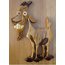Wood Intarsia Pattern: Goat