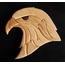 Wood intarsia pattern: Bald Eagle