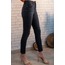 Yüksek Bel  Slim Fit Jean-Siyah