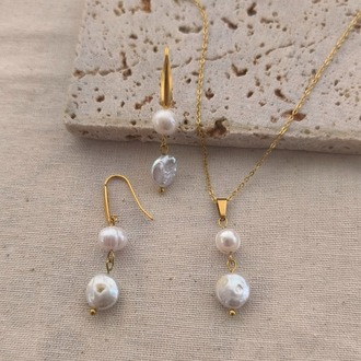 No:02 İnci İkili Set - Duru 