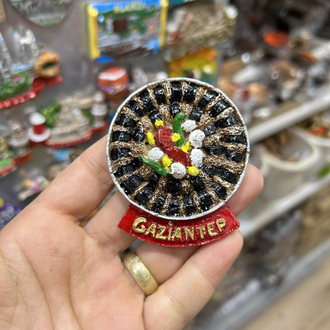 Gaziantep Patlıcan Kebabı Buzdolabı Süsü