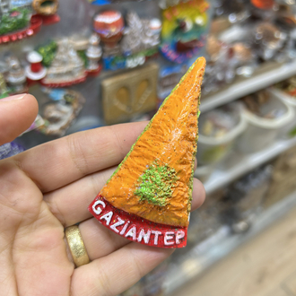 Gaziantep Havuç Dilimi Buzdolabı Süsü