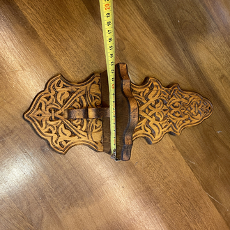 Ahşap şamdanlık