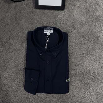 Lacoste Lacivert Oxford Kumaş Gömlek 
