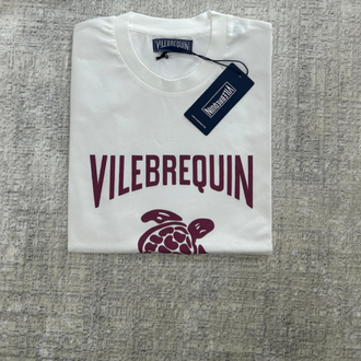 Vilebrequin Premium Beyaz Baskılı Tişört 