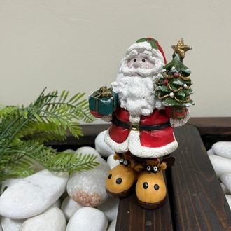 Yılbaşı Konseptli İkili Noel Baba Biblo