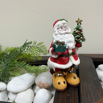 Yılbaşı Konseptli İkili Noel Baba Biblo