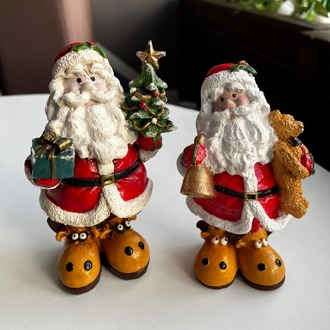 Yılbaşı Konseptli İkili Noel Baba Biblo