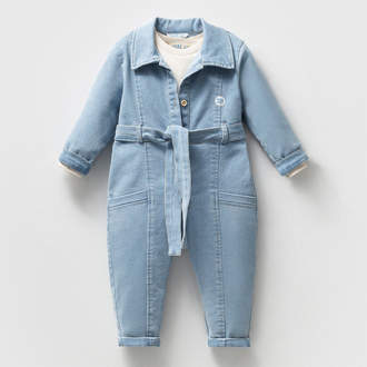 Denim tulum ve badi set