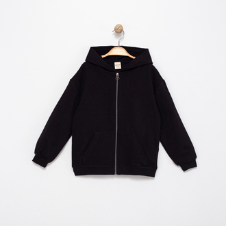 Kapişonlu fermuarlı sweat