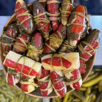 Patlıcan ve lahana sarma