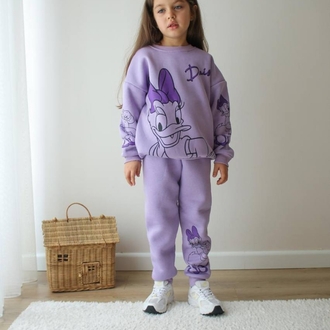 Daisy Model Üç İplik Kışlık Yumuşak Kız Çocuk Takım