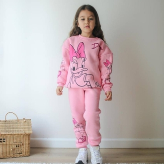 Daisy Model Üç İplik Kışlık Yumuşak Kız Çocuk Takım
