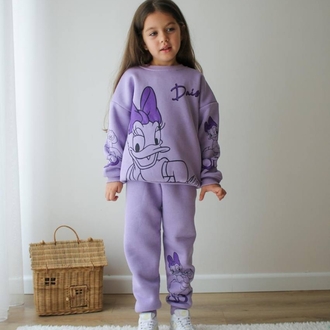 Daisy Model Üç İplik Kışlık Yumuşak Kız Çocuk Takım