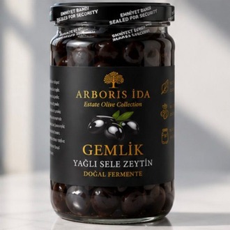 660 ml Olive Gemlik Yağlı Sele Zeytin Doğal Fermente