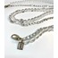 Silver Oasis Long Phone Strap