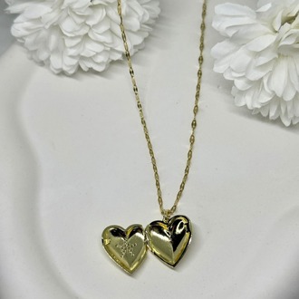 Gold Kalp Detaylı UXPING JEWELRY