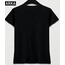 Kübik Kadın Tasarım Siyah Tshirt