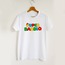 Super Daddio ve Super Kiddo Ebeveyn Kombin Tshirt